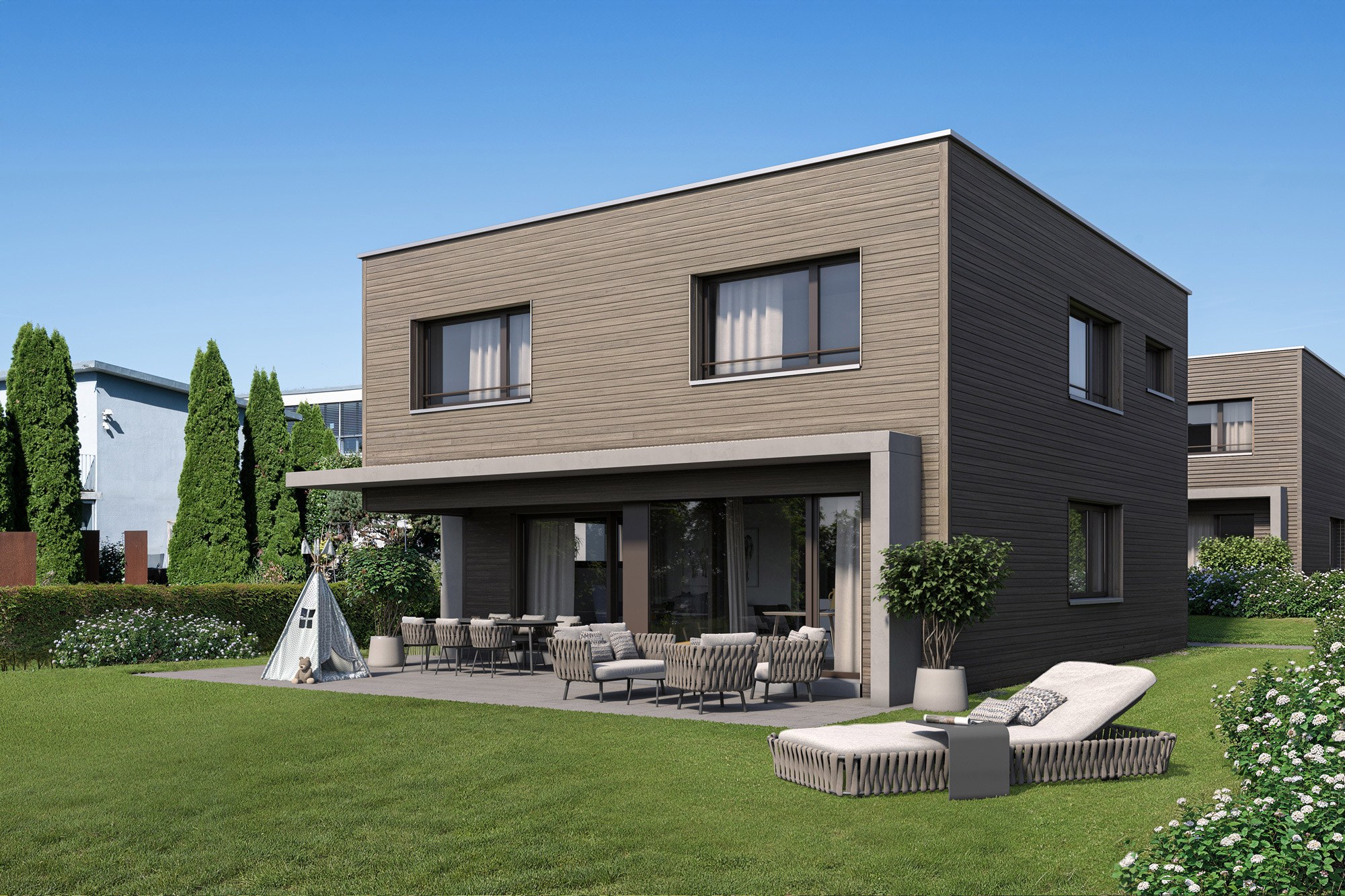 Aussenansicht Einfamilienhaus Arbon